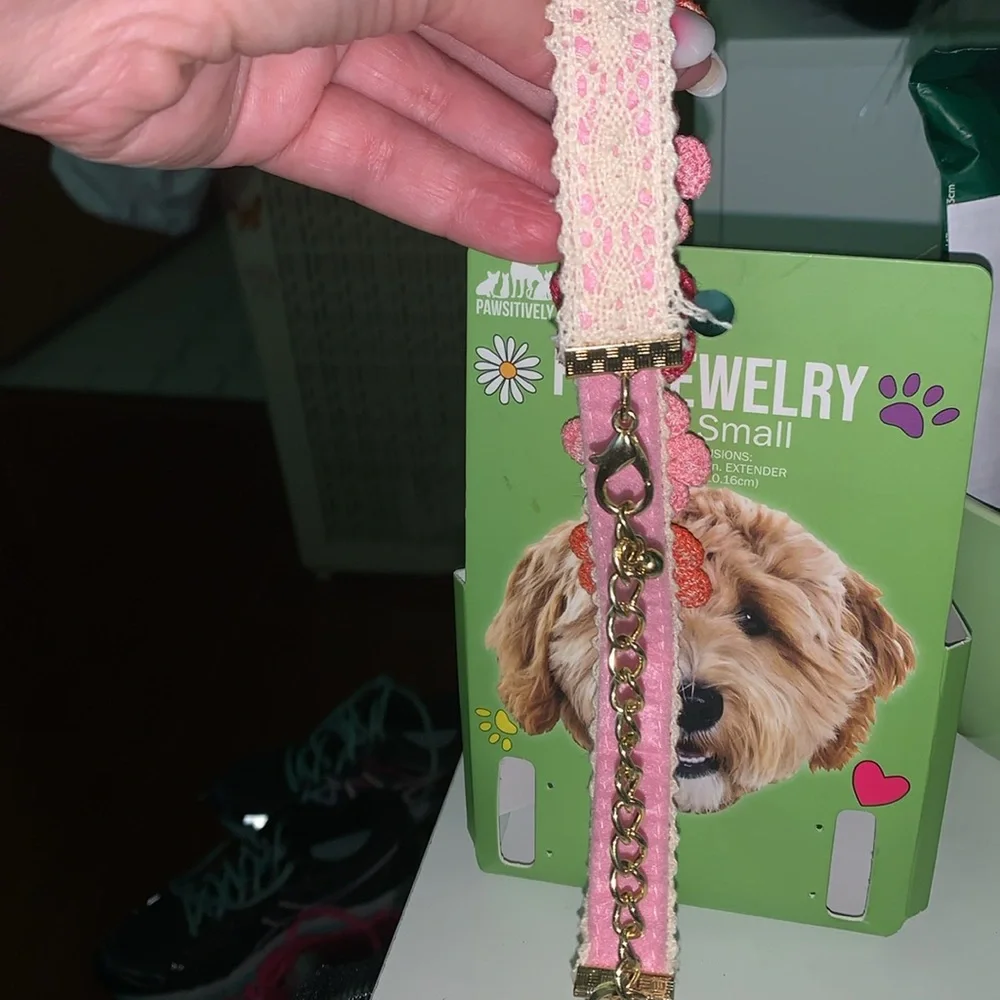 adjustable floral Pet collar nwt - Picture 4 of 5